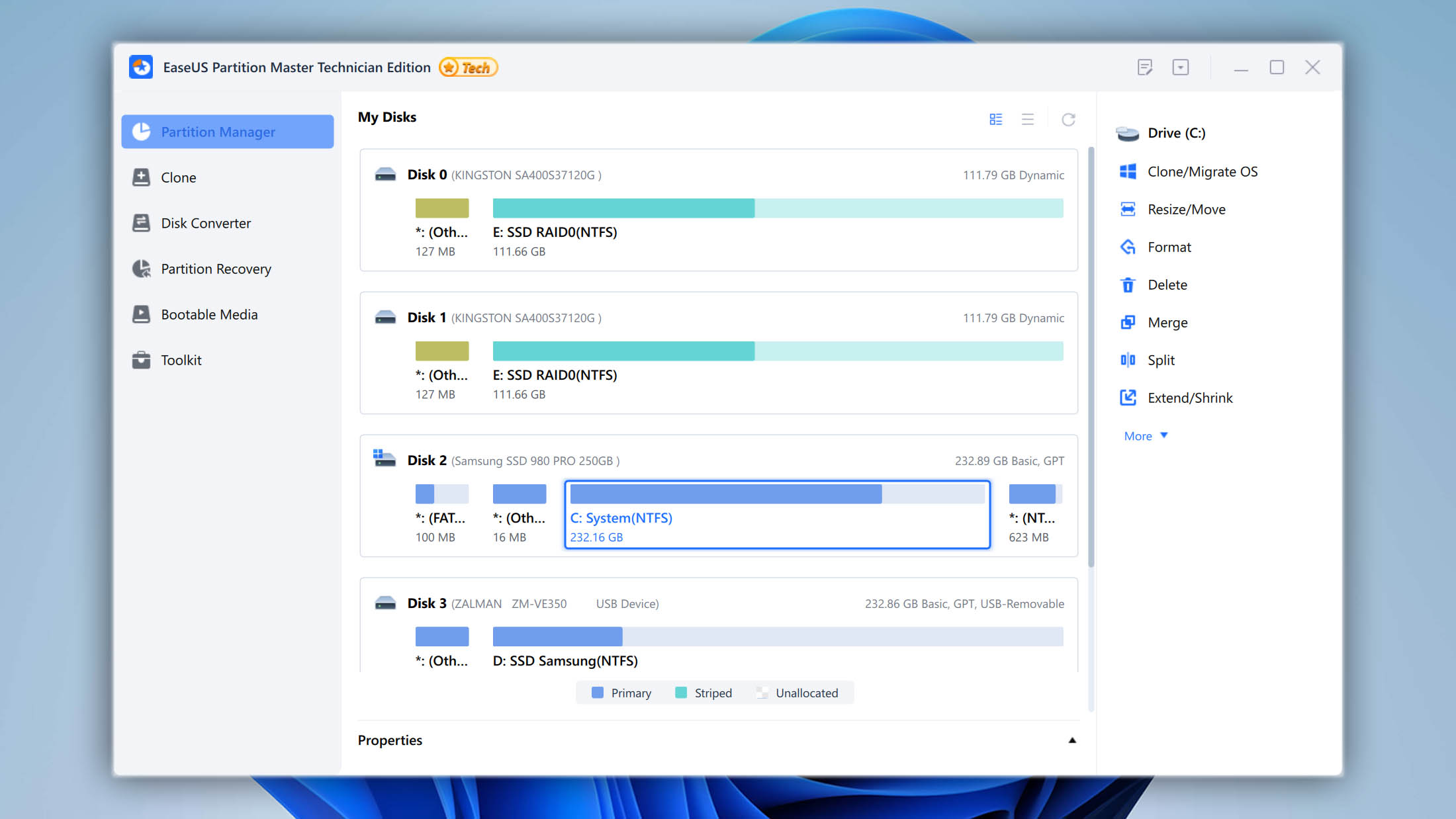 EaseUS Partition Master