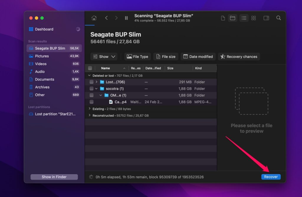 disk drill recover files